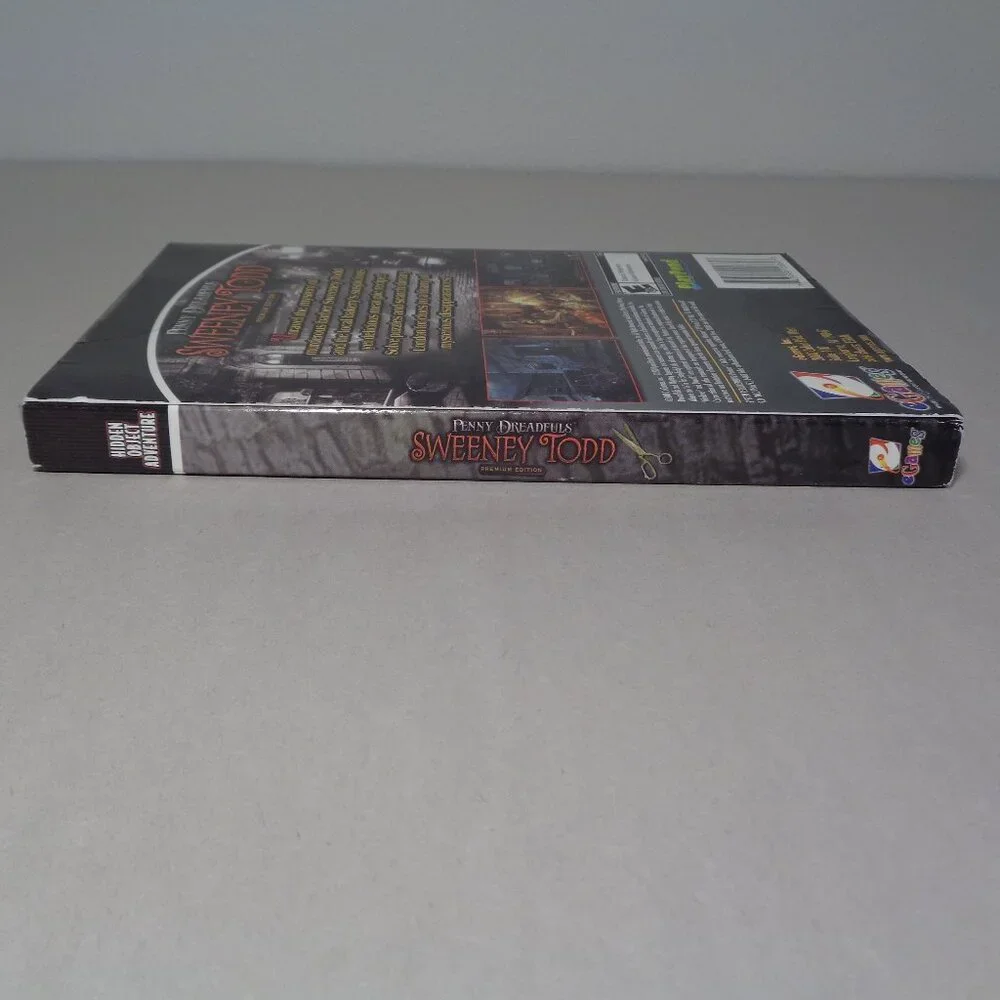 PENNY DREADFULS SWEENEY TODD New PC CD-ROM / Hidden Object Mystery Video Game